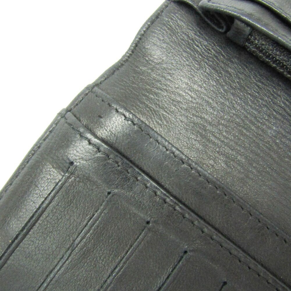 CHANEL Authentic Black Lambskin Leather Logo Wallet - Picture 16 of 16